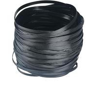 WANGCL Kit de material de reparación de mimbre tejido de plástico para muebles de jardín y patio al aire libre (color negro)