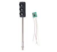WANGCL Luz de señal LED HO/OO de doble cara, modelo de lámpara de tren ferroviario con paneles de control LED