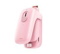 WANGCL Mini sellador de bolsas 2 en 1Handheld sellador de vacío de calor y cortador con cordón protector de alimentos utilizado para sellar bolsas plástico para almacenar aperitivos Máquina(negro)