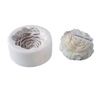 WANGCL Moldes de silicona 3D con diseño de peonía para hacer flores, decoración de pasteles, moldes para hornear para bodas, cumpleaños, fiestas, decoración de Navidad