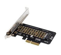 WANGCL NVME PCIE Adapter M.2 M-Key to PCIE 4X with Mounting Bracket for Desktop Motherboard Hard Drive Expansion