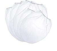 WANGCL Paquete de 10 bolsas coladoras de pintura de 5 galones, color blanco, de malla fina regular, bolsas de filtro de apertura elástica para uso con pulverizadores de pintura