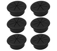 WANGCL Paquete de 6 Ojales de Escritorio Flexibles de 2 Pulgadas para organizar alambres y Cables en Equipos de Oficina para escritorios de computadora, estantes y Muebles