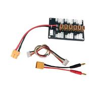 WANGCL Placa de Carga paralela RC XT30, Cargador de Equilibrio, Enchufe de expansión XT60 con Adaptador de Enchufe Tipo Banana Compatible con baterías LiPo 1S 2S 3S