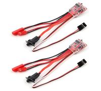 WANGCL Pr30A ESC cepillado controlador de velocidad eléctrico para DIY Mini RC coche o barco tanque w/freno (2 piezas)