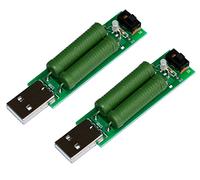 WANGCL Probador de carga USB 2 unids 5V1A/2A carga conmutable probador de carga electrónica para medidor de potencia USB para probar potencia de carga