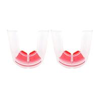WANGCL Protector bucal de doble cara para adultos con funda de plástico transparente