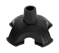 WANGCL Puntas de goma para bastón de 19 mm, punta de bastón de soporte de cuatro patas, casquillos de goma para bastón