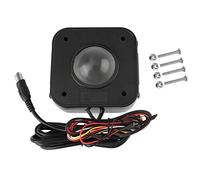 WANGCL Ratón redondo LED Trackball de 4,5 cm, conector PS/2 PCB, con cable USB Trackball para Arcade