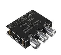 WANGCL Receptor de audio Bluetooth 5.0, decodificador de tono estéreo, ZK-PT1, controlador de volumen, agudos, graves, tonal, preamplificador, perilla para amplificador