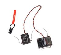 WANGCL Receptor Rc AR6210 Receptor 2.4GHz 3CH DSM2 espectro con expansión satelital compatible con controles remotos JR Spektrum DSM-X DSM2 para Drone 1/10 RC coche/camión/oruga