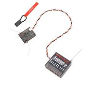 WANGCL Receptor RC AR8000 2.4GHz 8CH con satélite compatible con Spectrum DSM2 DSMX DX7 DX8 DX9 DX18 apto para dron 1/10 RC coche/remo/oruga