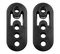 WANGCL Soporte Universal de Goma para Escape de Coche, Montaje de Tubo de Escape para vehículo, 2 uds., suspensión de Goma Universal para Escape de Coche con 4 Agujeros