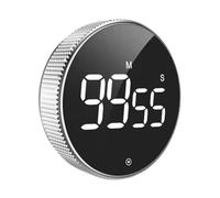 WANGCL Temporizador de cocina magnético digital con pantalla LED grande para cocinar y estudiar deportes