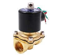 WANGCL Válvula solenoide Agua 220V Válvula de riego Válvula solenoide Normalmente cerrada - DN15 1/2 "Para aire Agua Aceite