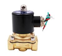 WANGCL Válvula solenoide Agua 220V Válvula de riego Válvula solenoide Normalmente cerrada - DN20 3/4 "Para aire Agua Aceite