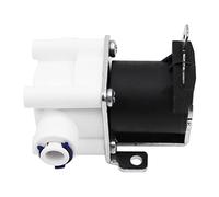 WANGCL Válvula solenoide de 1/4 pulgadas, plástico y latón, 12 V, ciclos de 500 K, para dispensador de agua, aire, aceite