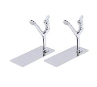 Wangcmcol 2 sujetalibros metálicos con un diseño único para Hombre, Sencillos y Modernos, Decorativos para el hogar, la Oficina, el Bar o el Restaurante.