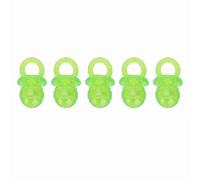 Wangcmcol 5 unids/set chupete en forma de perro mordedor dentición sonido interactivo masticar juguete (verde)