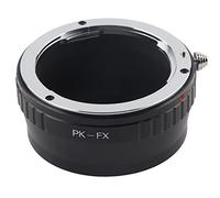 Wangcmcol Anillo Adaptador de Montura de Objetivo metálico para Objetivos Pentax PK para cámaras FX X Pro1 y X E1.