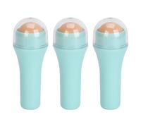 Wangcmcol Bola de Rodillo de Piedra volcánica, para Control de Aceite y absorción del Exceso de Grasa, Herramienta de Masaje Facial, diseño portátil con Cubierta Protectora, Uso