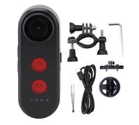 Wangcmcol Cámara de bicicleta con luz trasera, video HD 1080P, monitoreo por aplicación, IPX6, batería de 5000 mAh, para seguridad en ciclismo, espejo retrovisor para bicicletas (64G)
