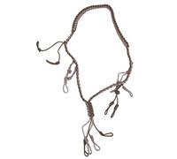 Wangcmcol Cordón portátil trenzado de paracord y nailon con presillas para reclamo de patos, para uso en exteriores. (Caqui)