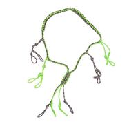 Wangcmcol Cordón portátil trenzado de paracord y nailon con presillas para reclamo de patos, para uso en exteriores. (Verde fluorescente)