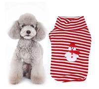 Wangcmcol Disfraz navideño para Perros y Gatos, Ropa Festiva para Mascotas, Traje de poliéster con Juego de Roles, Cinco tamaños para un Ajuste, Ropa para Animales Linda (XS)