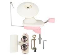 Wangcmcol Enrolladora de hilo, máquina de bobinado manual de hilo para tejer y ganchillo, abrazadera de mesa eficiente con 1,5 pulgadas de grosor de estabilidad, doble guía de hilo para manualidades