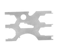 Wangcmcol Equipo de reparación de Kits de Tarjetas de crédito, regulador Multiherramienta de Buceo de Acero Inoxidable