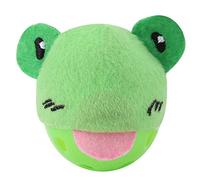 Wangcmcol Gato Jugando a la Mascota de Gatito de Juguete Howllow Bell Forma Animal Teaser de Bola de Gato (Verde)