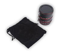 Wangcmcol Juego de anillos de tubo adaptador de extensión macro de enfoque automático de metal para lente Canon EF
