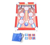 Wangcmcol Juego de lanzamiento de bolsas de frijoles portátil, juego de Cornhole para niños, ideal para interacciones entre padres e hijos al aire libre (Nº 7888-2)