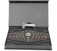 Wangcmcol Kit de herrajes para bicicletas de montaña para bicicletas comunes, cubierta de vástago, tornillo de fijación del asiento del freno de disco, aleación de titanio TC4 (Oro)