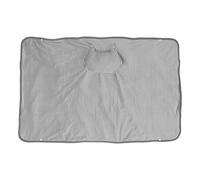 Wangcmcol Manta eléctrica con aspecto de gato gris, lavable, fuente de alimentación USB, manta calefactora de terciopelo de doble cara para oficina