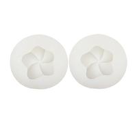 Wangcmcol Molde de silicona con forma de flor 3D, 2 uds., resistente a altas temperaturas, fácil de desmoldar, translucidez, moldes de Fondant para Chocolate