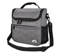 Wangcmcol para desplazamientos, espaciosa Bolsa de Almuerzo aislada de 3,5 L para el Trabajo, Material a Prueba de Fugas de Triple Capa, Correa Ajustable para Mayor Comodidad,