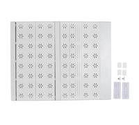 Wangcmcol para Estante Tensor de Armario, Tubo de Acero Duradero ABS PP, Longitud Ajustable, sin instalación de Taladro, Estilo Moderno, Organizador Multifuncional para Armario, (41 a 52 cm/16,1 a