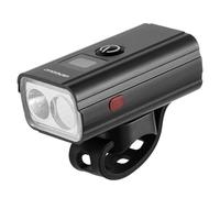 Wangcmcol para Luces de Seguridad, LED de Alto lúmenes para conducción Nocturna, diseño liviano, Recargable por USB, aleación de Aluminio Duradera, Pantalla indicadora de batería