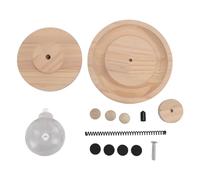 Wangcmcol Pelota con Fugas para Gatos, Juguete Multiusos de Doble Capa, Resorte de Acero Redondo, Juguetes interactivos de Comida para Gatos para Interiores (Pequeños Agujeros)