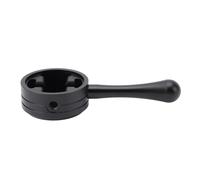 Wangcmcol Perilla de vapor con palanca externa, para accesorio de de acero inoxidable de primera calidad, fácil instalación, control de vapor preciso, mayor durabilidad (Negra)