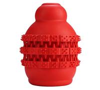 Wangcmcol Perra en Forma de Calabaza IQ Trata de Juguete Toy Interactive Food Dispensing Dings Dings Cleaning bit Toy (Rojo)