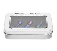 Wangcmcol Tapones de extremo de agarre para manillar de ciclismo, para bicicleta de montaña, junta antideslizante, aleación de titanio, ligero, fácil instalación, duradero, ajuste (Vistosa)