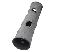 Wangcmcol Túnel de Juguete Plegable de Gamuza para Gatos con Forma de túnel de escondite y Pelota Auto-entretenida. Alambre de Acero Incorporado. y Delicado. Los más vendidos. Cat Cafe (L)