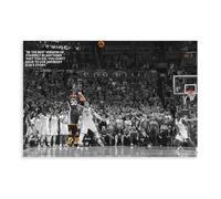 WANGCYJS Póster de Stephen Curry S con foto de baloncesto 4 lienzos para decoración de pared, pinturas para sala de estar, dormitorio, decoración sin marco: 40 x 60 cm