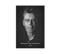WANGCYJS Póster de Stephen King con citas motivacionales, 8 lienzos, decoración de pared, pinturas para sala de estar, dormitorio, decoración sin marco: 30 x 45 cm