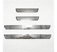 WANGDAFA 4 Pezzi Car INOX Battitacco Listelli Sottoporta Sticker para Seat MK3 2012-2020, Protezione Antigraffio per Pedale Accessori