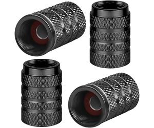 WANGDAFA 4 Piezas Tapones Antipolvo de Aleación de Aluminio para Cupra Terramar 2024-2025, Antipolvo Rueda Válvula Auto Accesorio