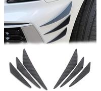 WANGDAFA 6 Piezas Spoiler Delantero Parachoques Labio Splitter para Dacia Manifesto (Concept) 2023, Canards Estilo Difusor Aletas Decoración Accesorios Coche,Carbon Fiber